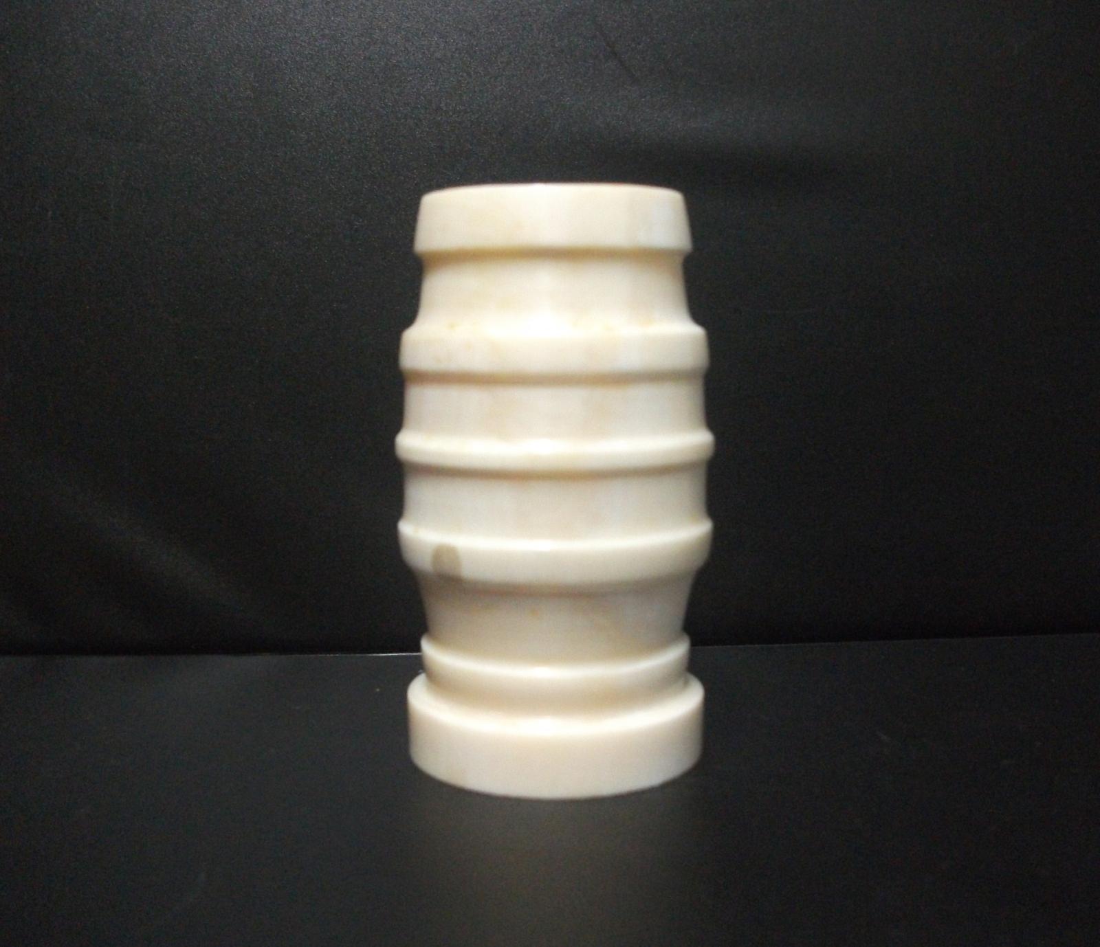 Turned ivory tumbler.