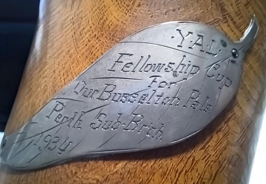 YAL trophy - inscription