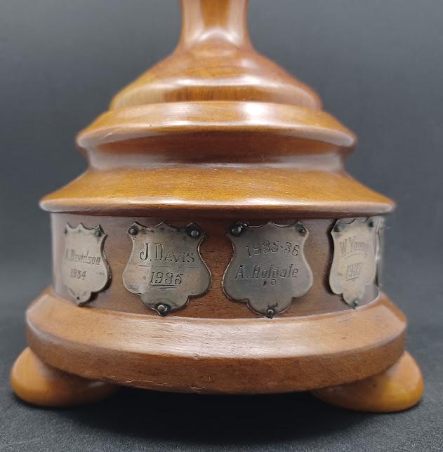 YAL trophy with inscriptions
