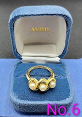 Avon faux opal ring