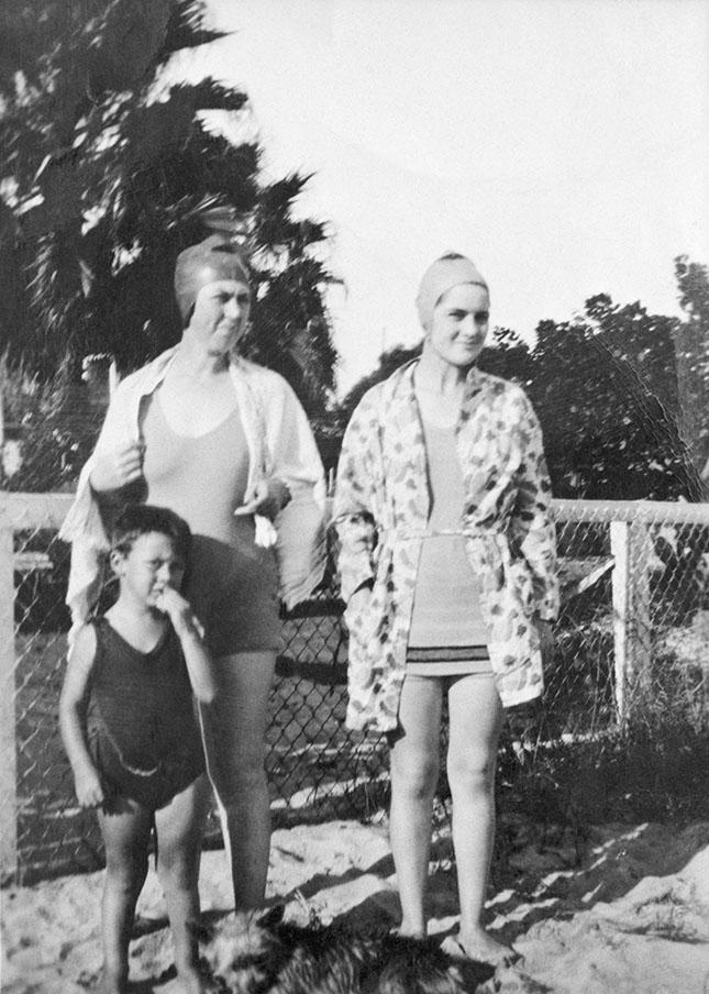 Ward Family At The Freshwater Bay