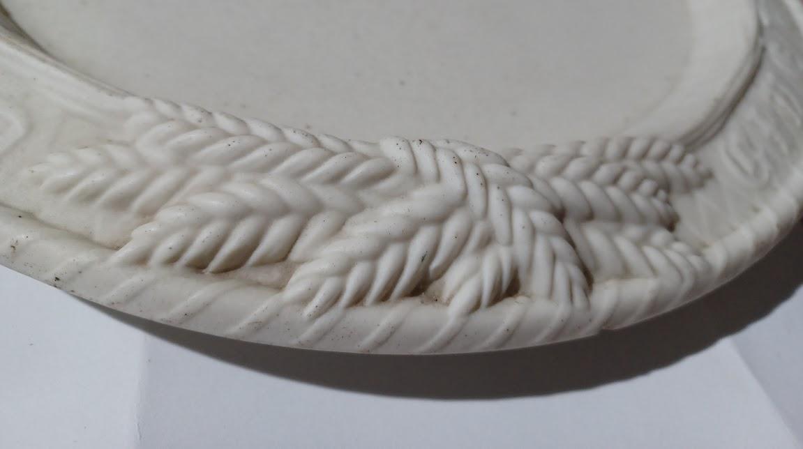  alabaster bread plate