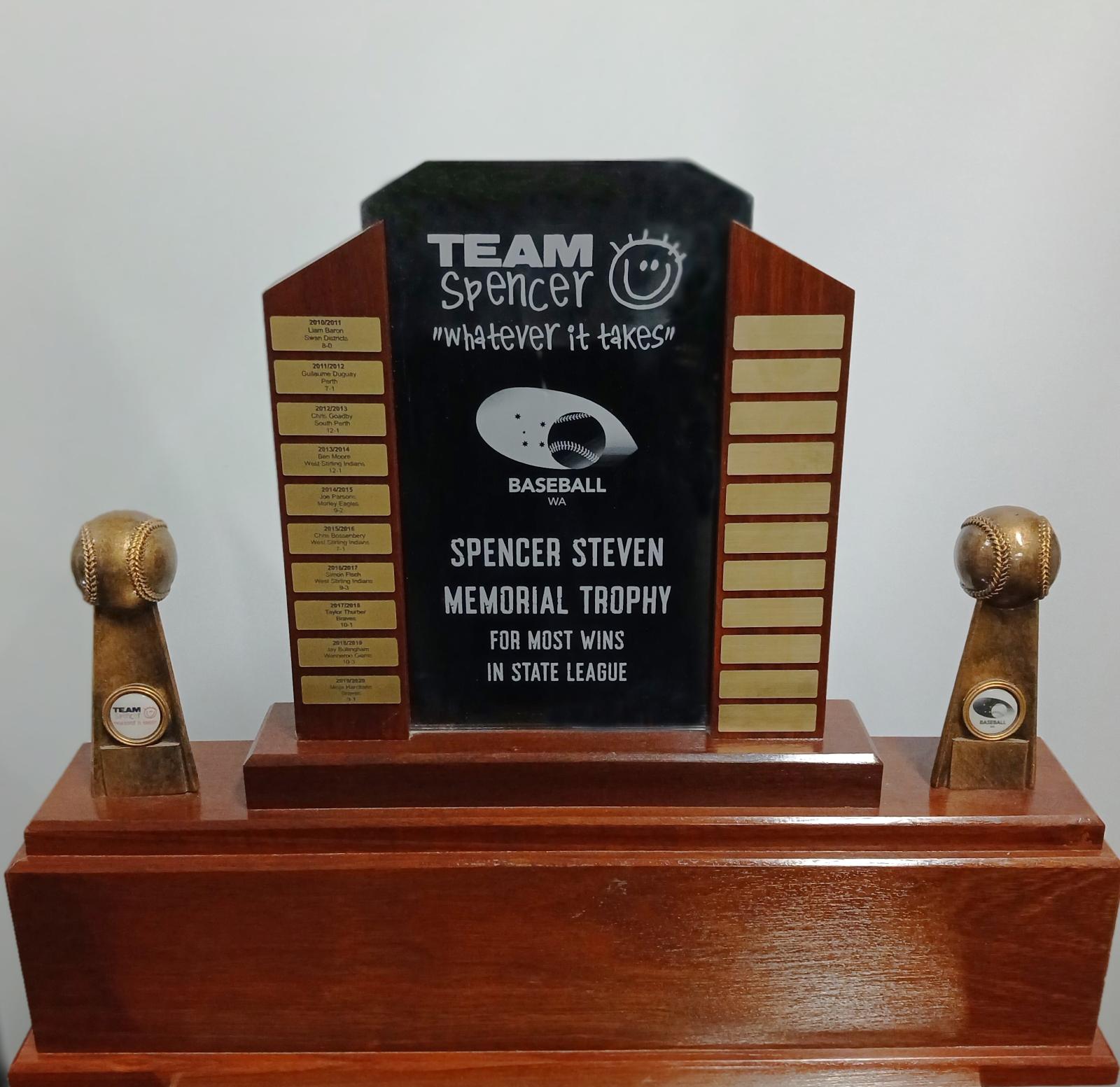 Spencer Steven trophy.