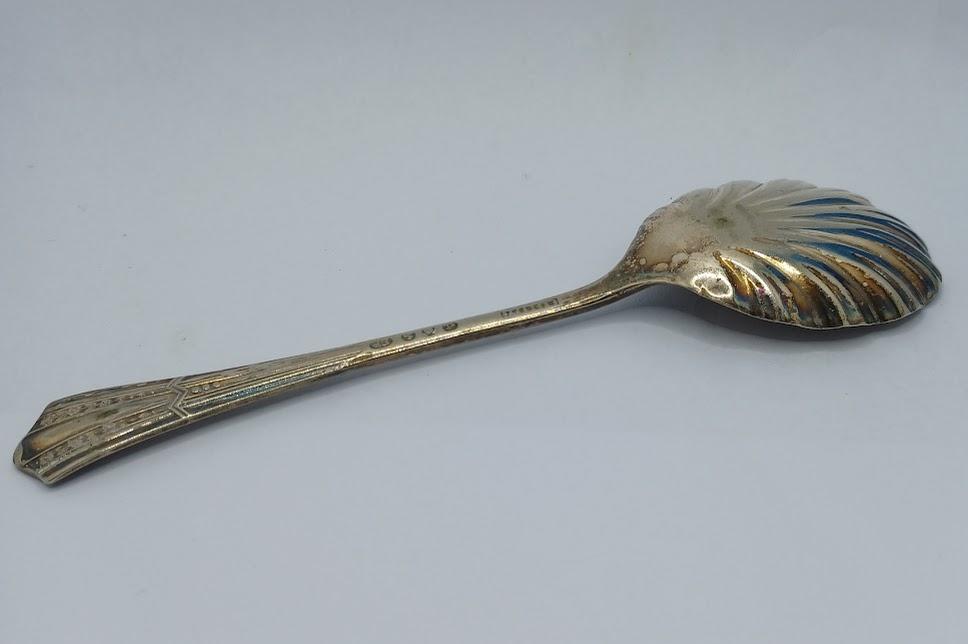 Silver jam spoon