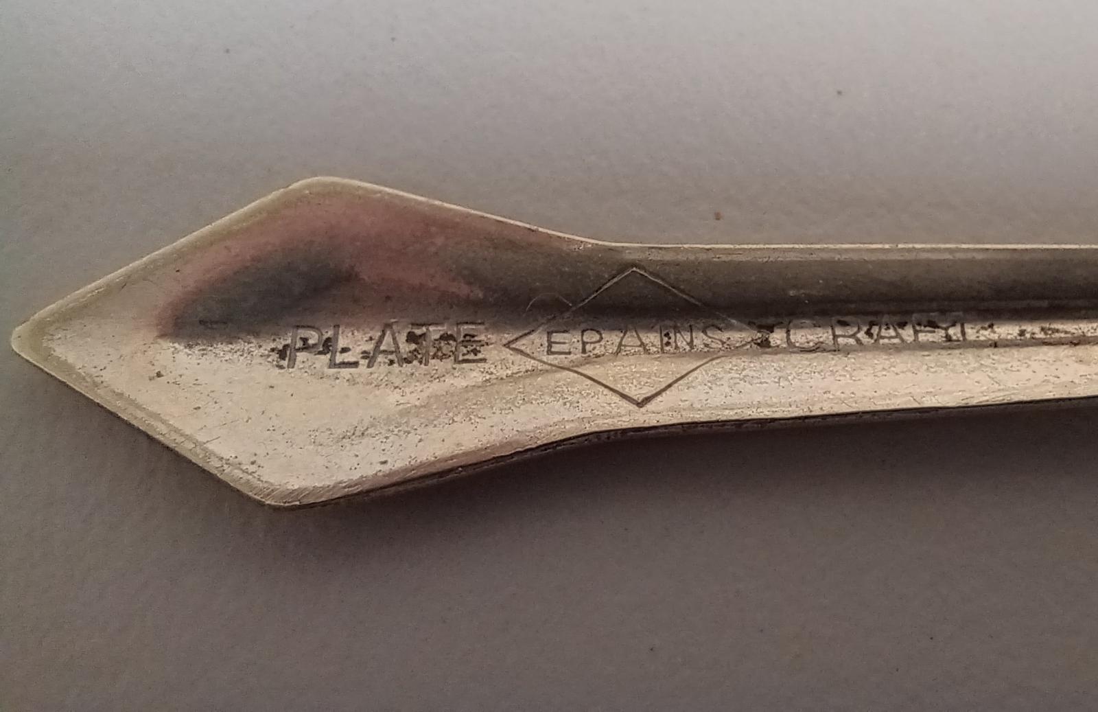 EPNS Honey Spoon markings