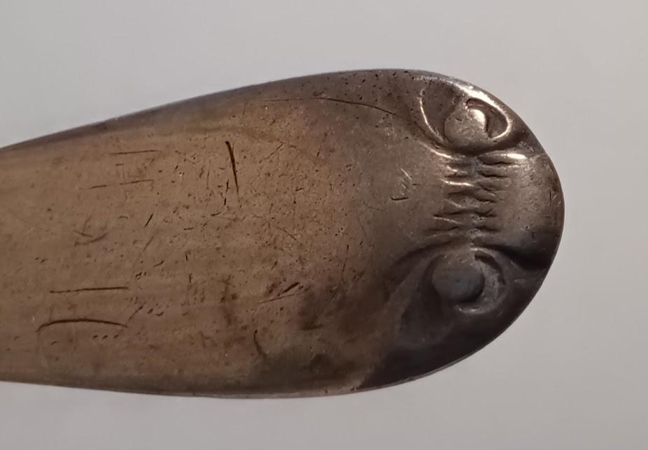 front of teaspoon