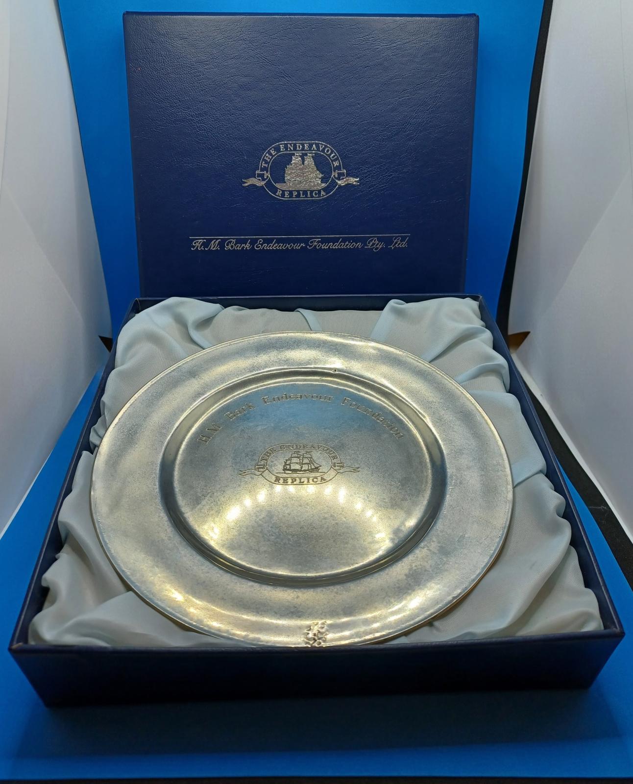 Silver plate - Endeavour replica