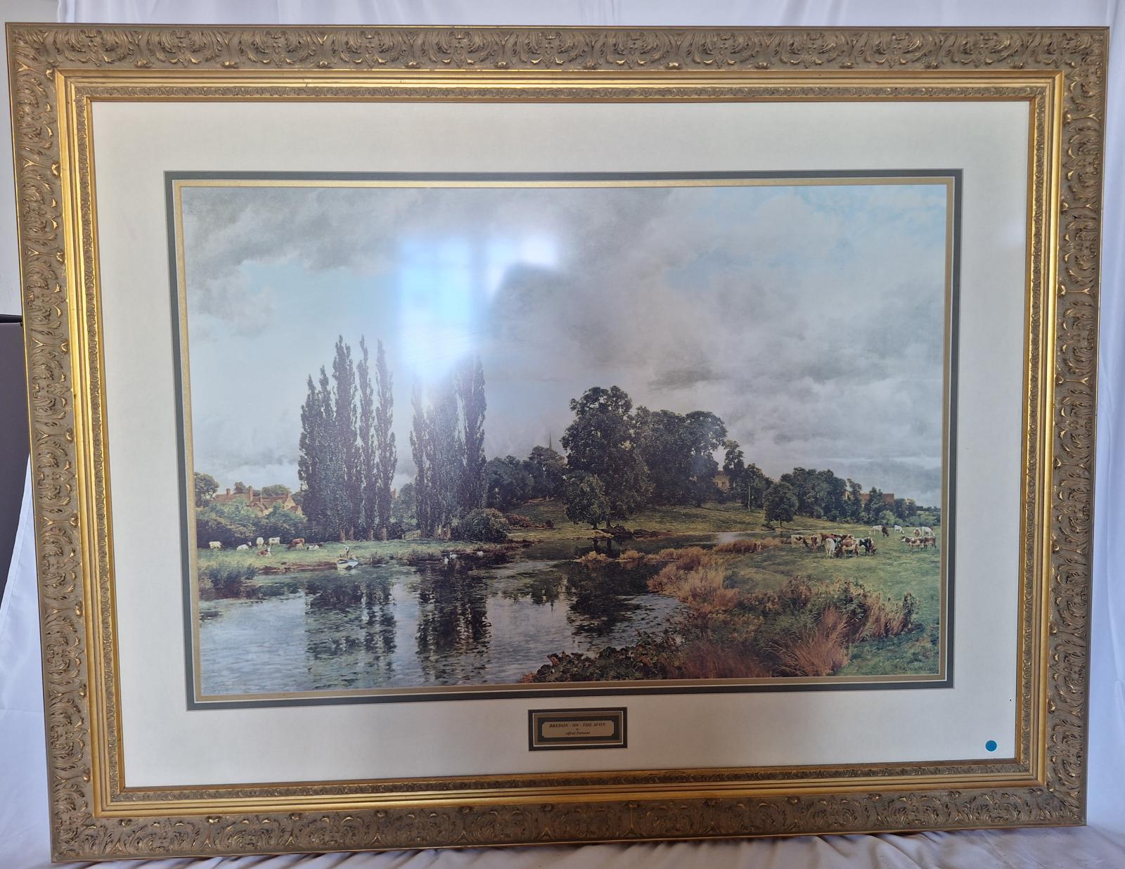 Landscape countryside paddock painting