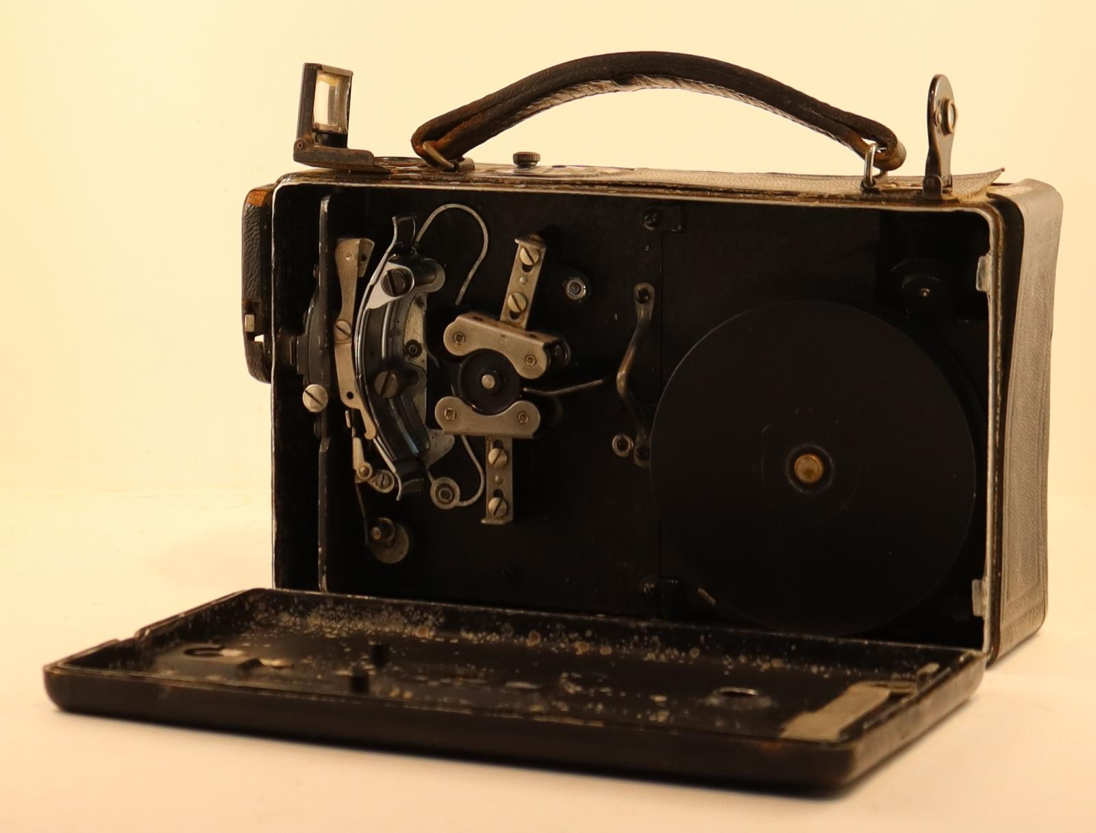 Inside view of Cine Kodak Movie Camera 