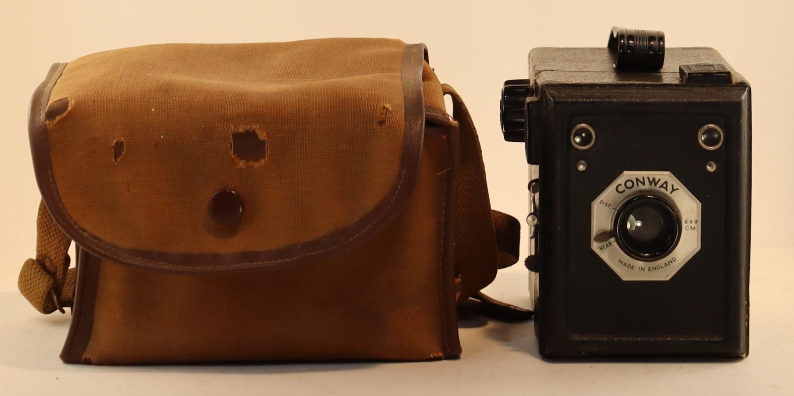 View of Conway Box Camera Carry Case and Camera