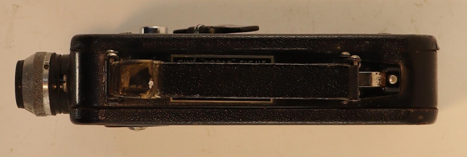 Top view of Cine Kodak 8 Movie Camera