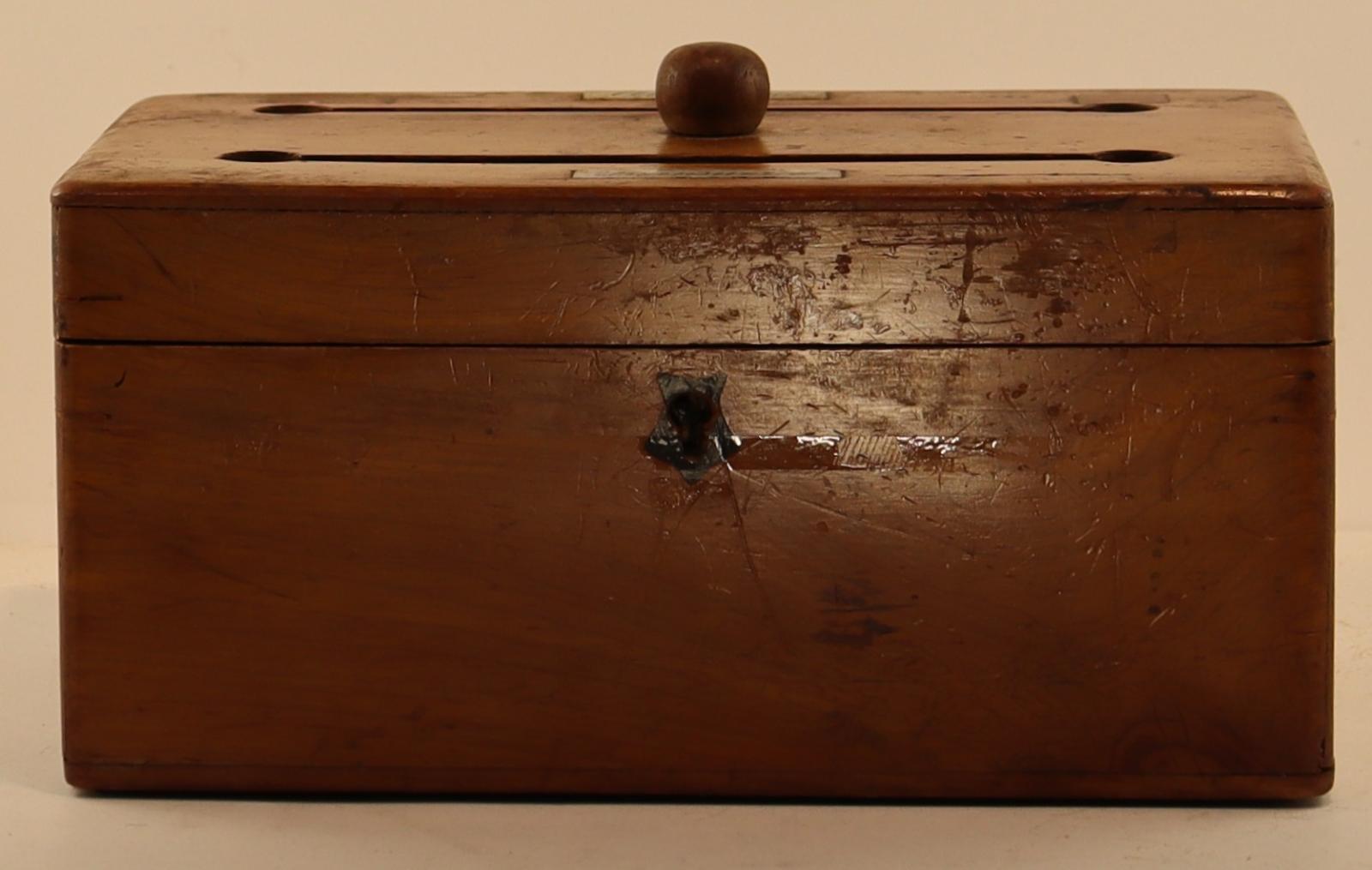 Front view of Correspondence Box