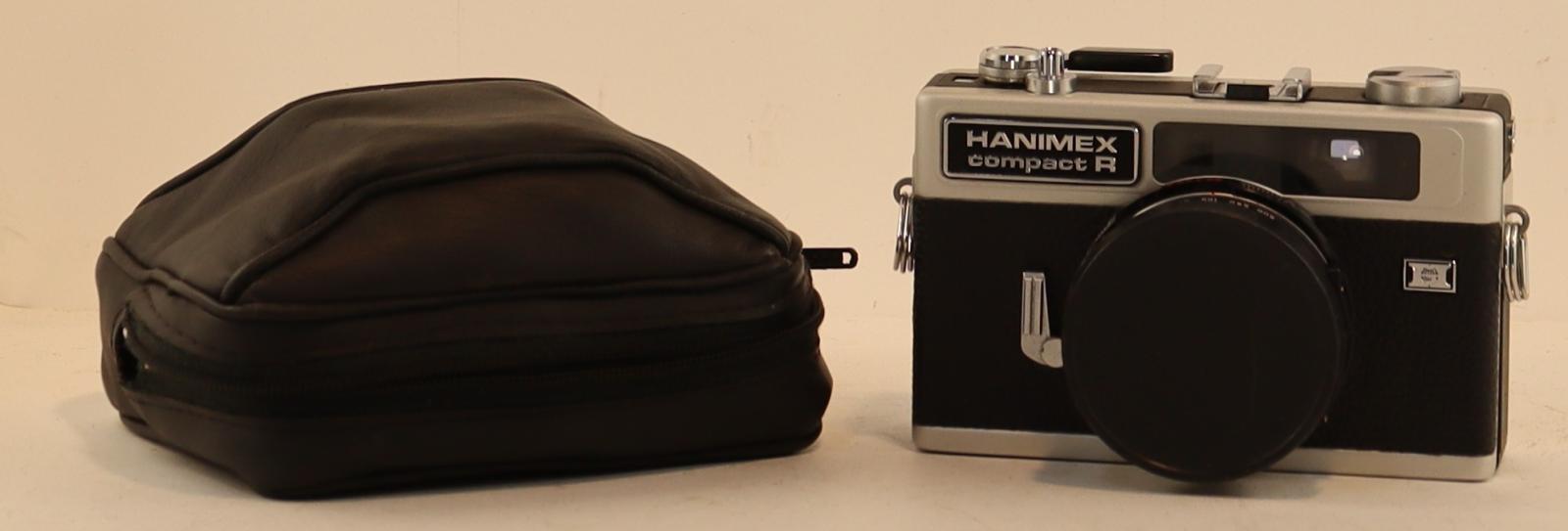 View of Camera Case and Hanimex Compact R Camera
