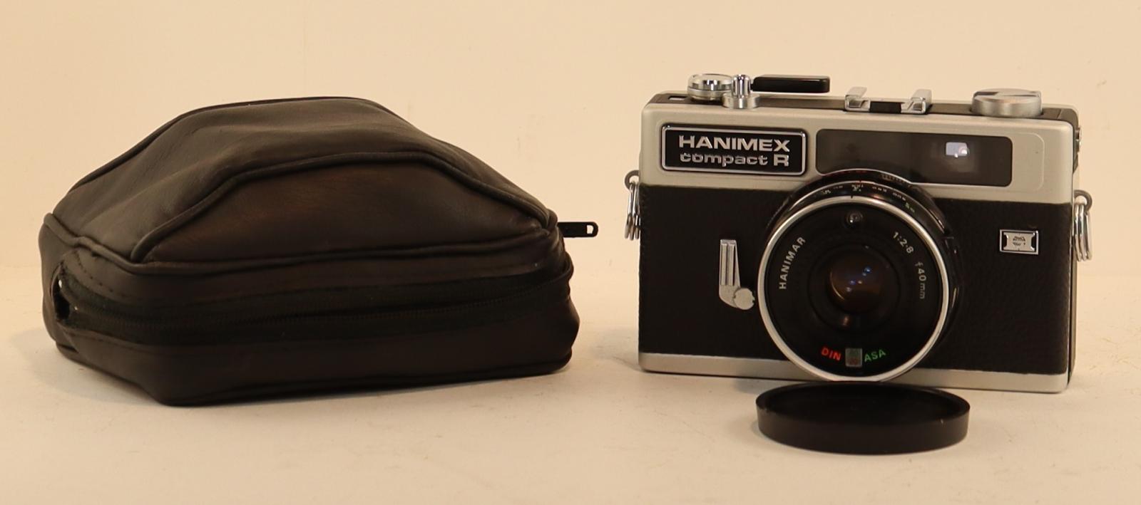 View of Camera Case and Hanimex Compact R Camera