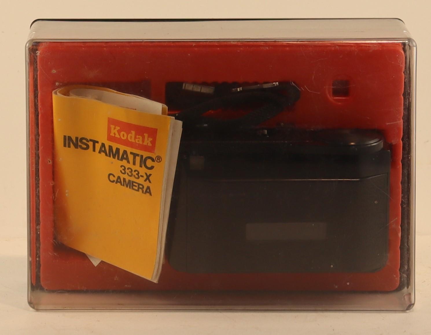View of Instamatic 333-x Camera and Case