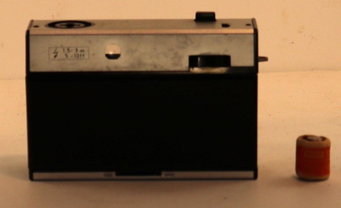 Back view of Agfa Camera and Battery