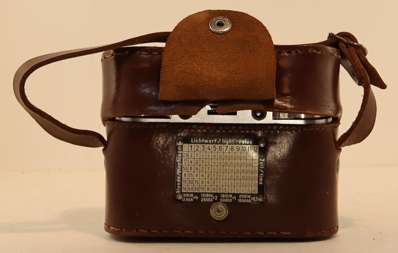 Back view of  Braun Paxette Camera Case