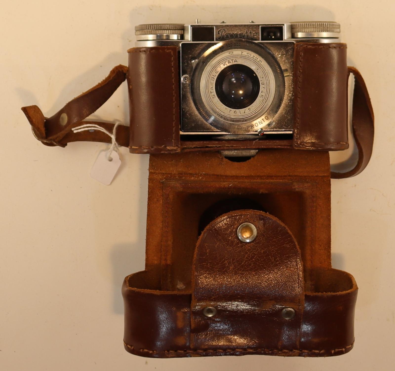 Braun Paxette Camera in Case