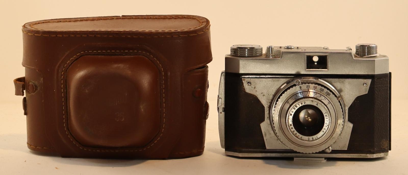 View of Westamat 35 Camera and Case