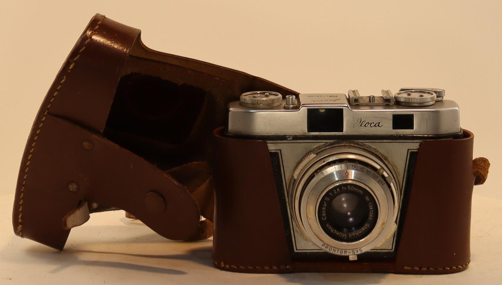 View of Iloca Rapid-B Camera in Case