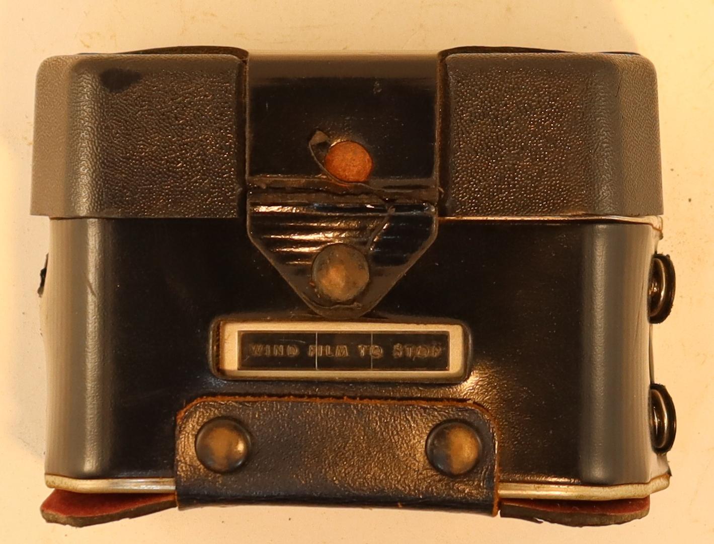Back view of Instamatic 300 Camera in Case