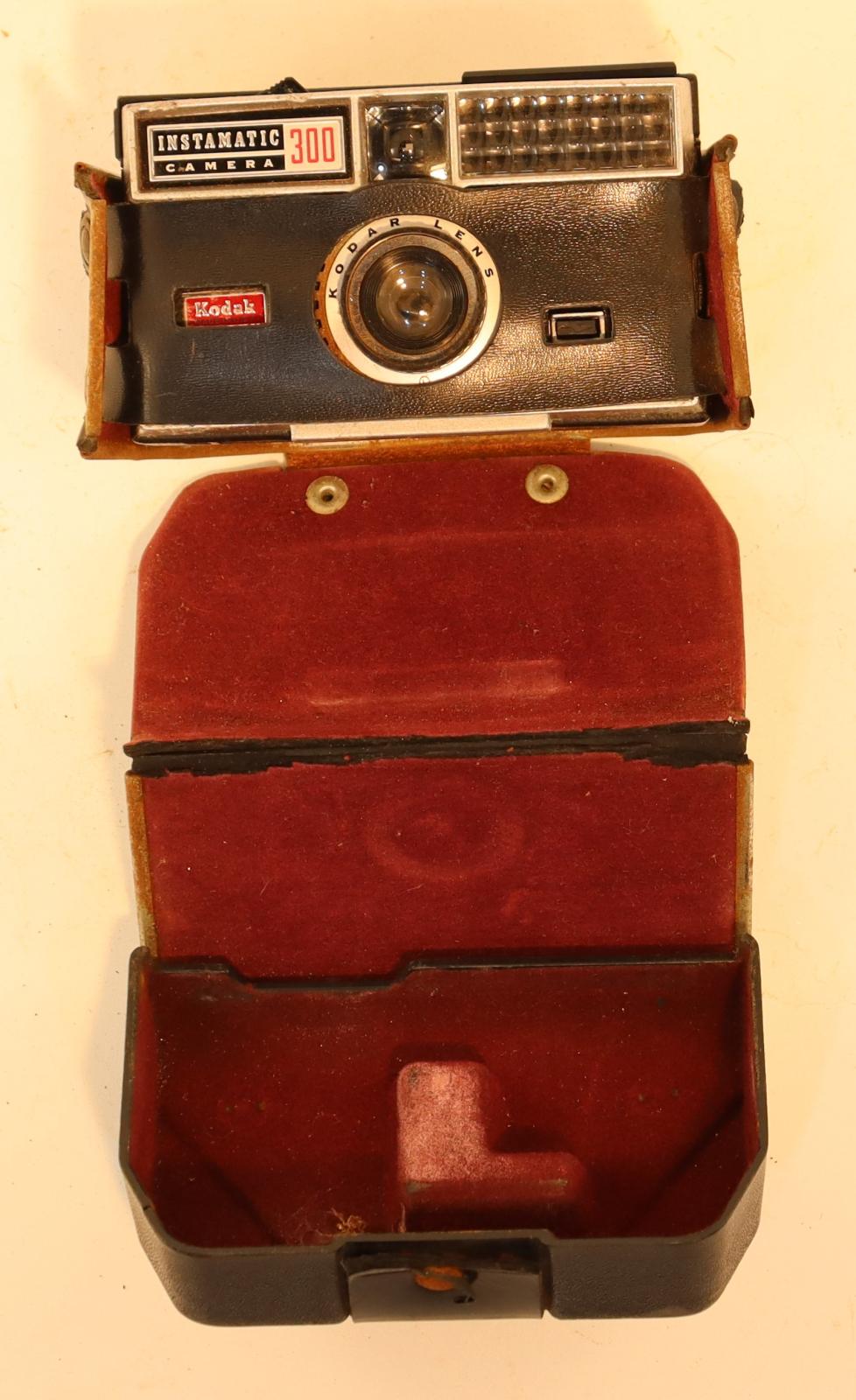 View of Instamatic 300 Camera in Case