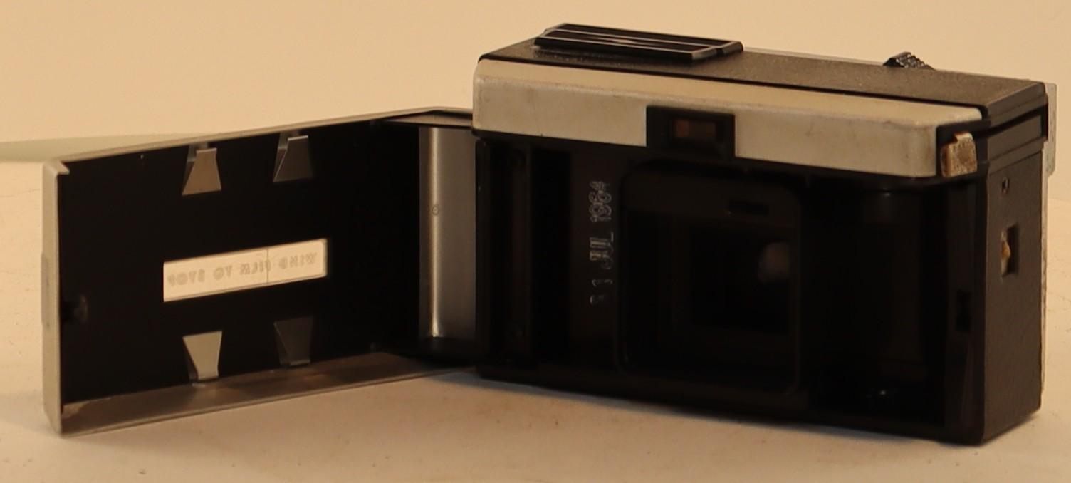 Back view of open Instamatic 300 Camera
