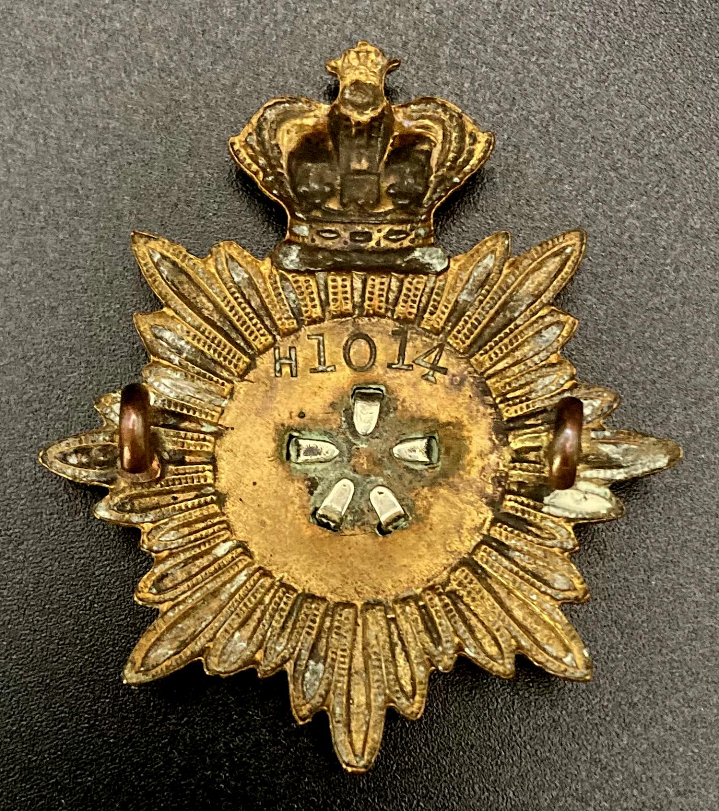 Reverse of British Legion Standard Bearer's cap badge