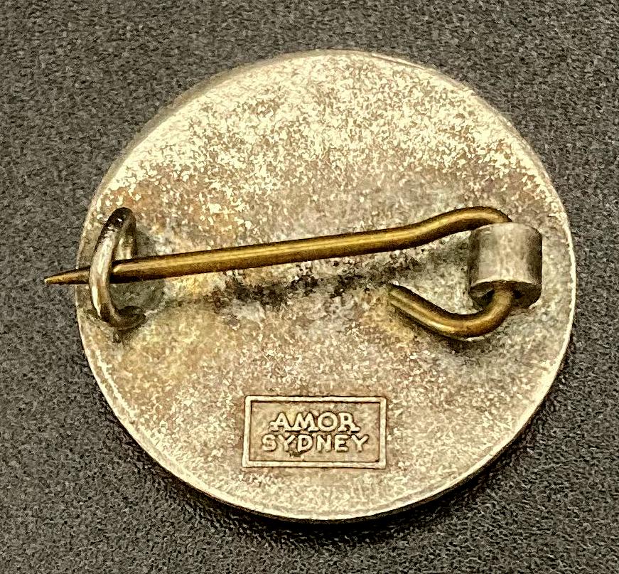 Reverse of The Institute of Ambulance Officers Australia enamel badge