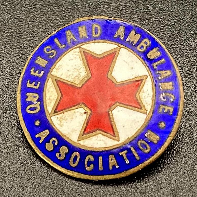 Queensland Ambulance Association enamel badge