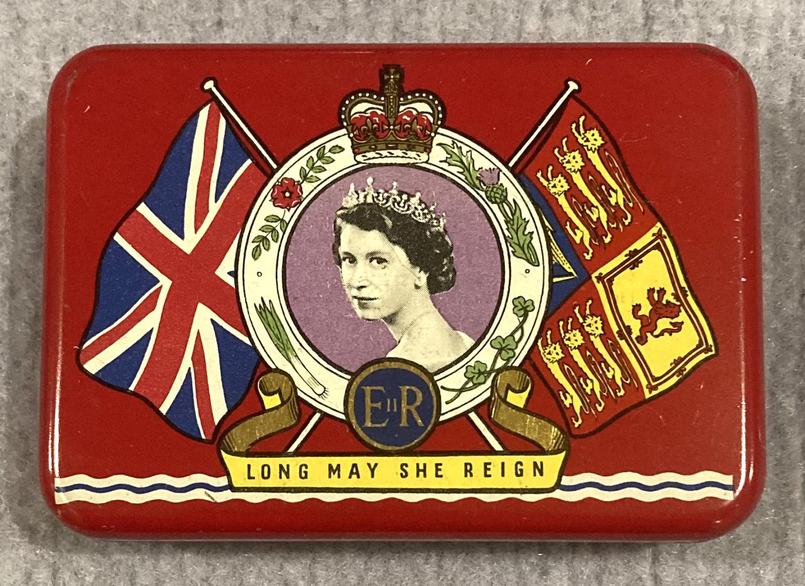 Souvenir tin - Coronation of Queen Elizabeth II (1953)