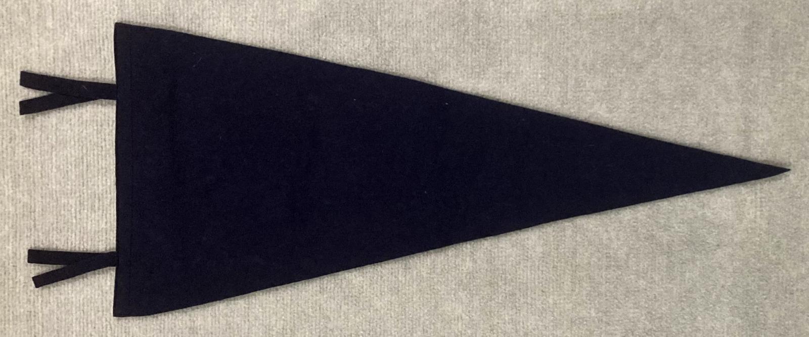 Reverse of souvenir felt naval pennant  - The Missions to Seamen