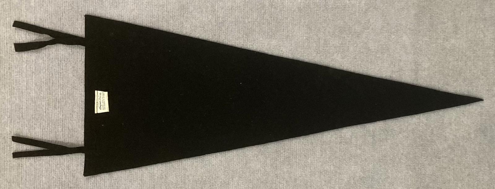 Reverse of souvenir felt pennant  - TSMV Manunda