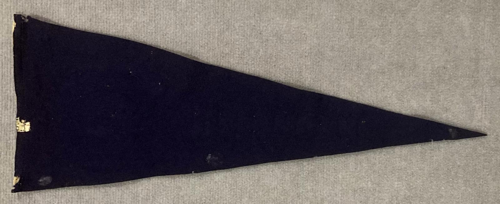 Reverse of souvenir felt naval pennant - HMAS Melbourne
