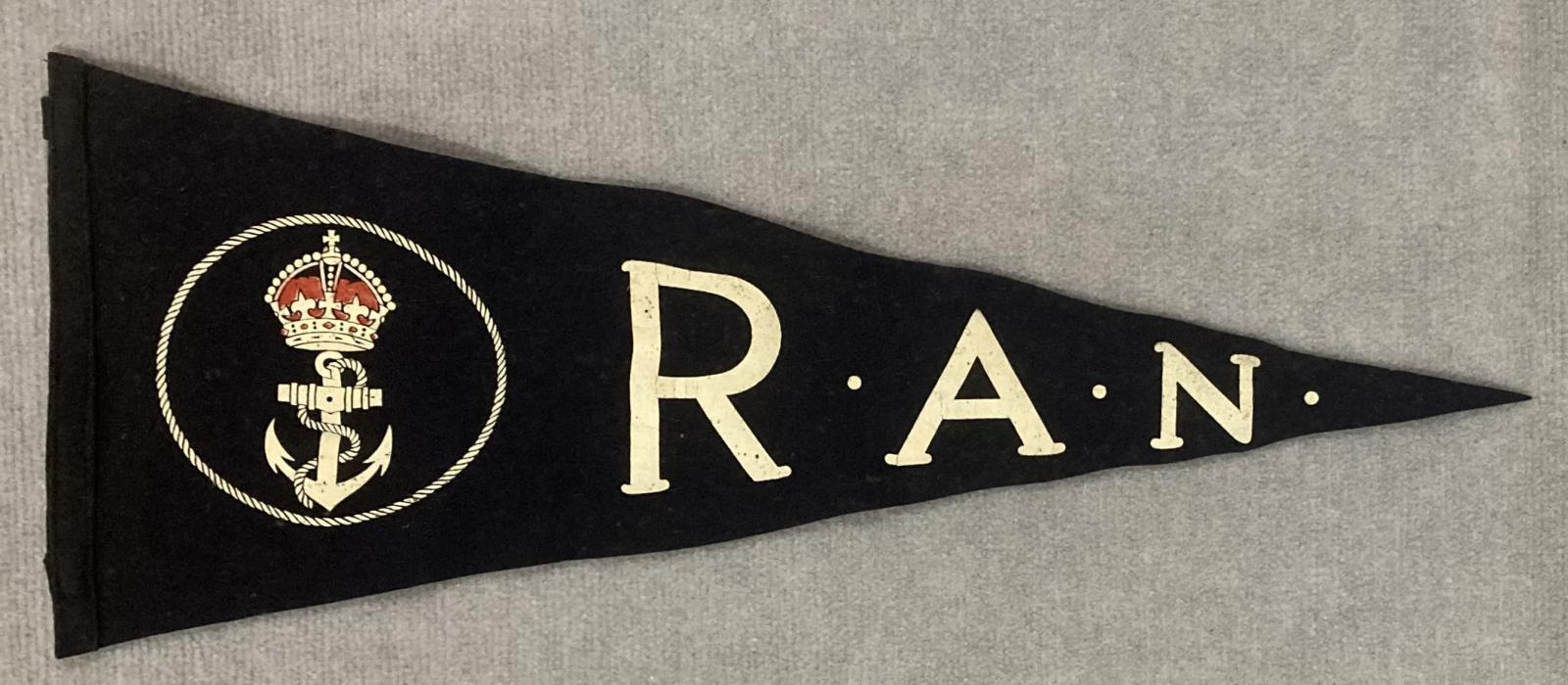 Souvenir felt naval pennant - Royal Australian Navy (RAN)