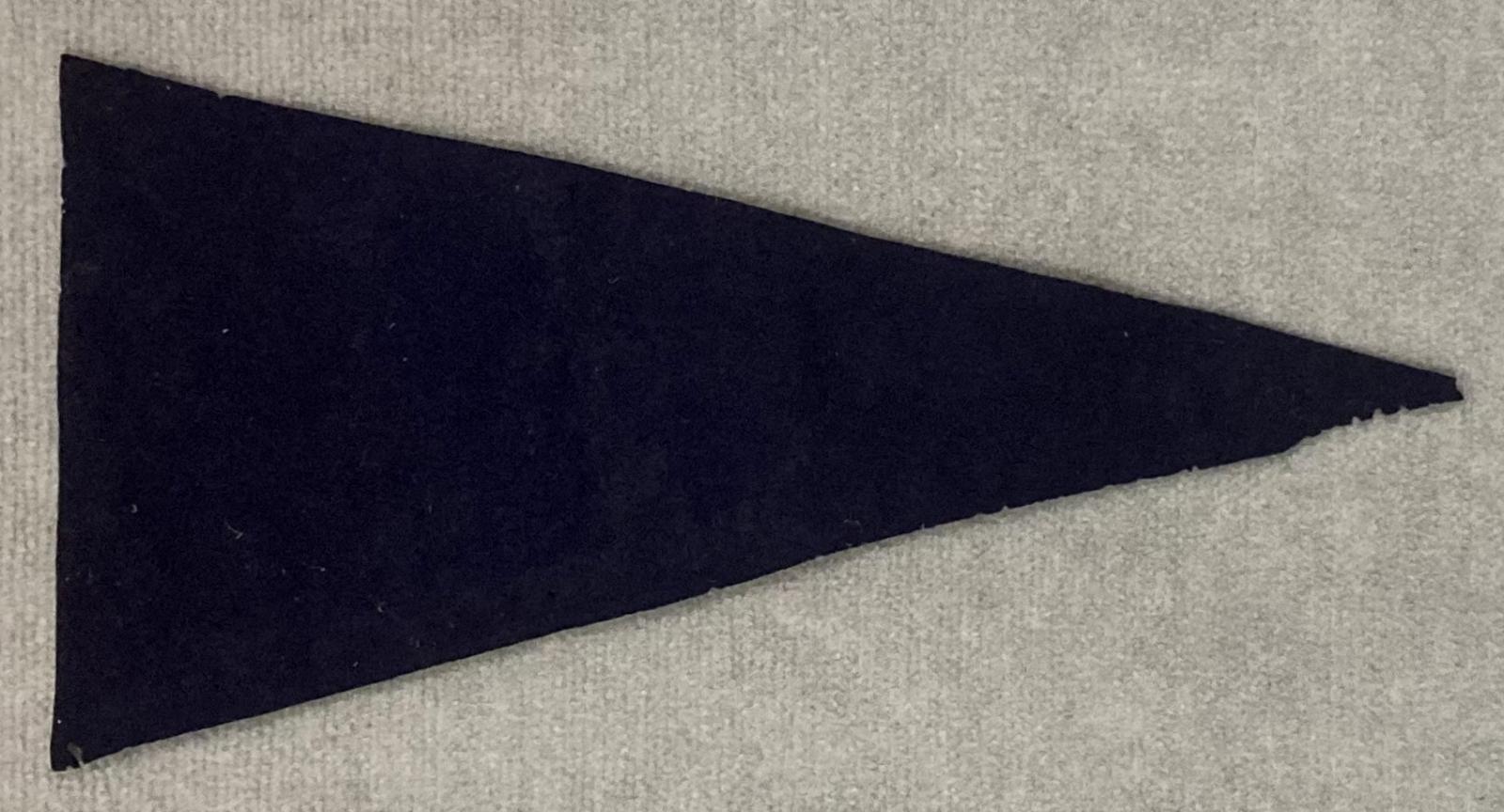 Reverse of souvenir felt naval pennant - HMAT Duntroon