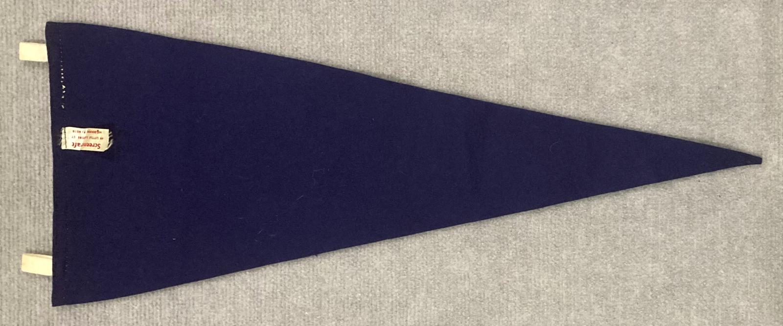 Reverse of souvenir felt naval pennant - Women's Royal Australian Naval Service (WRANS)