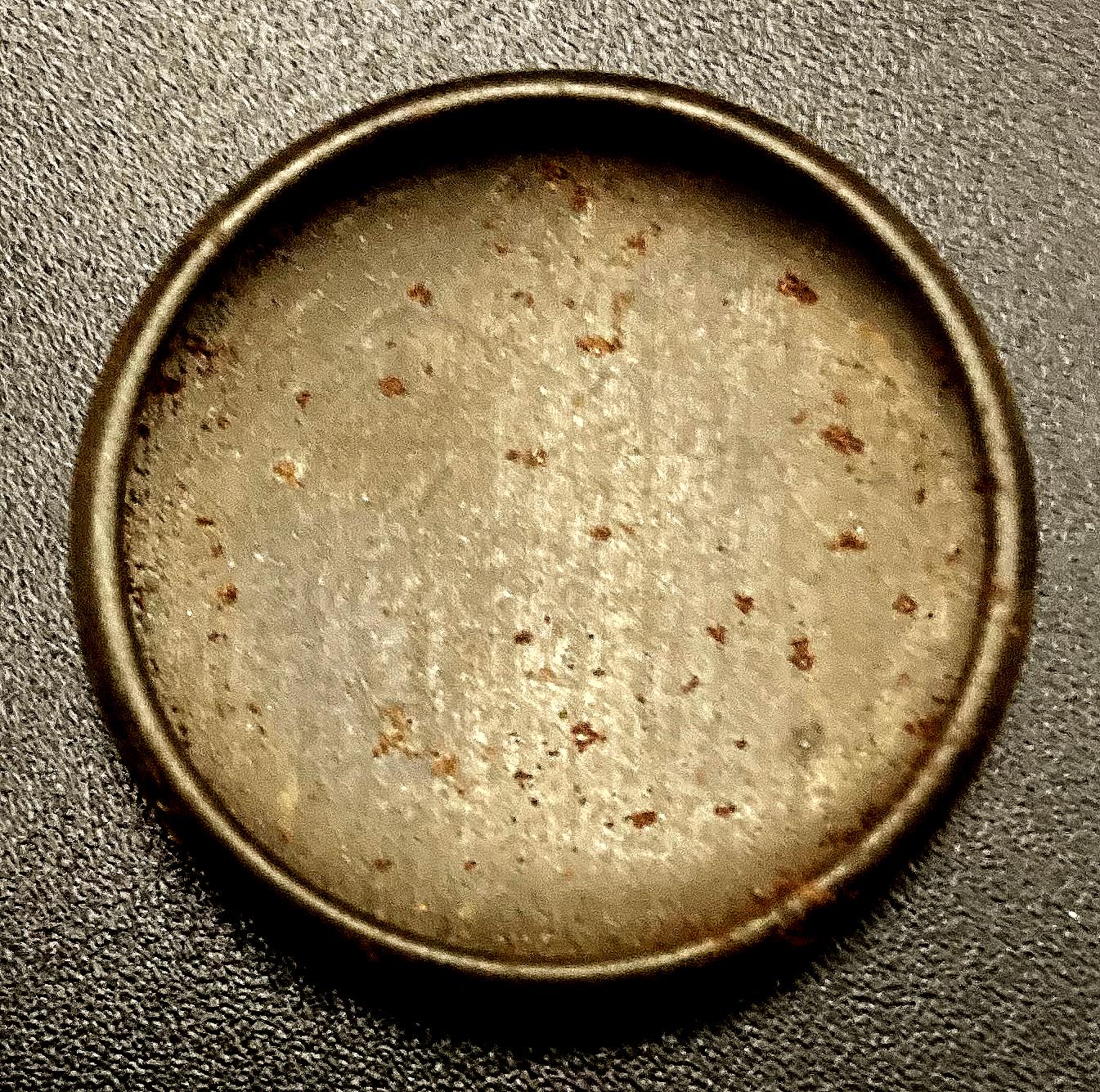 Reverse of Sailors' Day fundraising button - dark blue