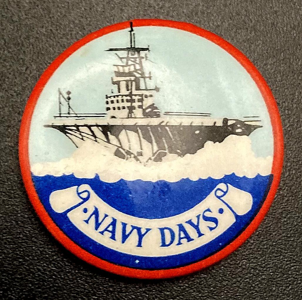 Navy Days fundraising button