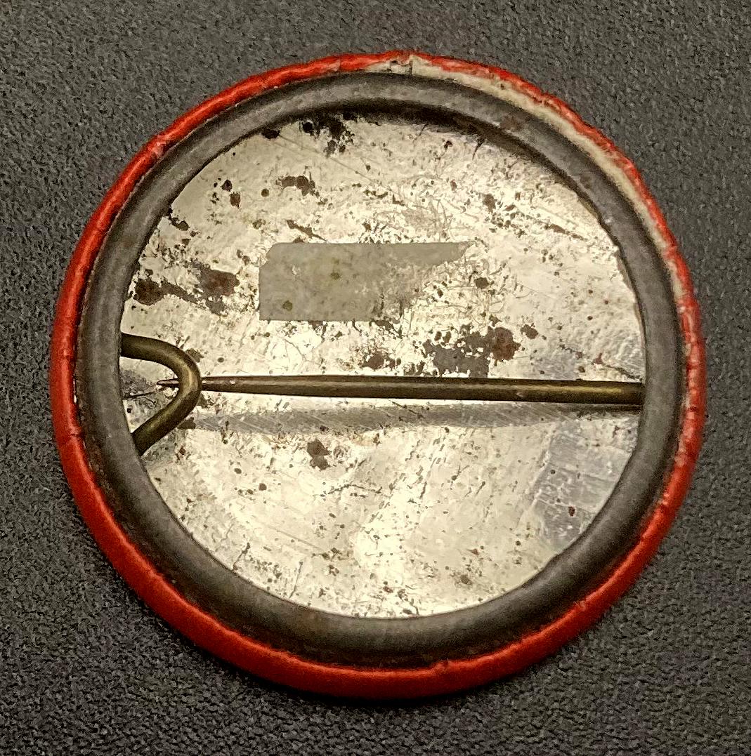 Reverse of Navy Days fundraising button