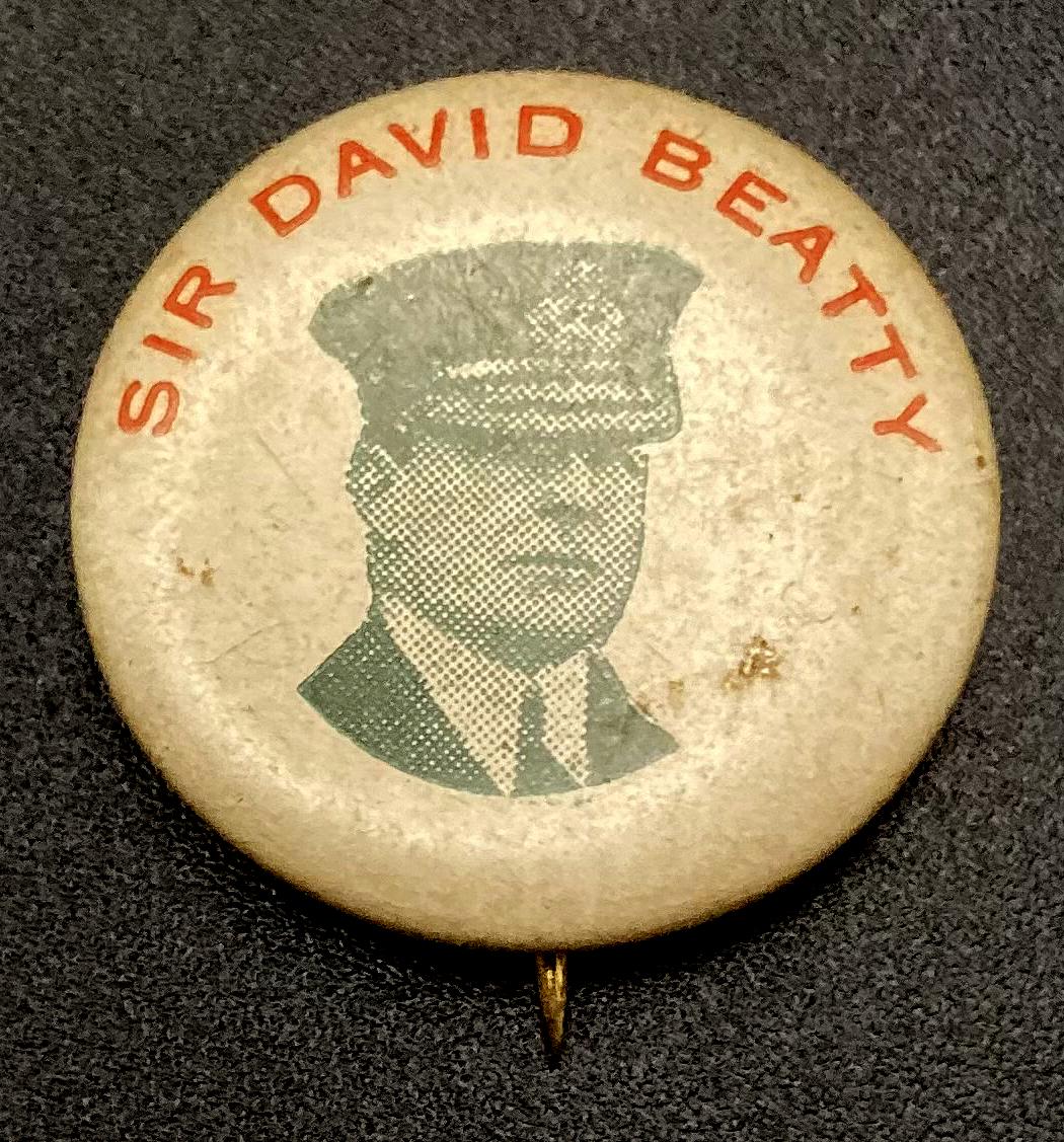 Sir David Beatty souvenir button