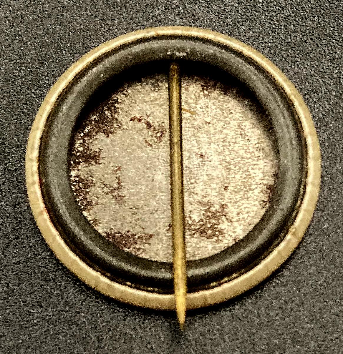 Reverse of Sir David Beatty souvenir button