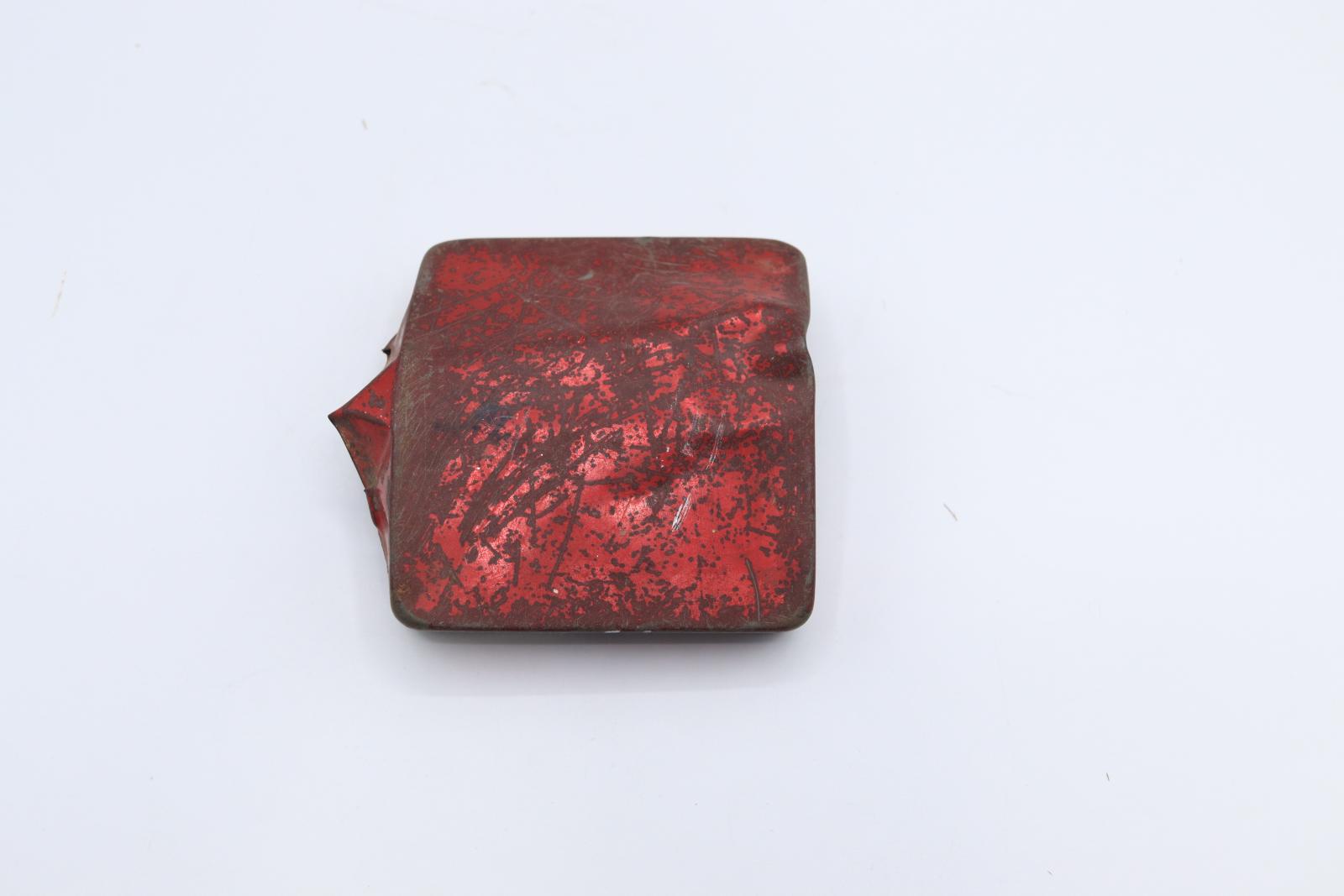 red rectangle metal container