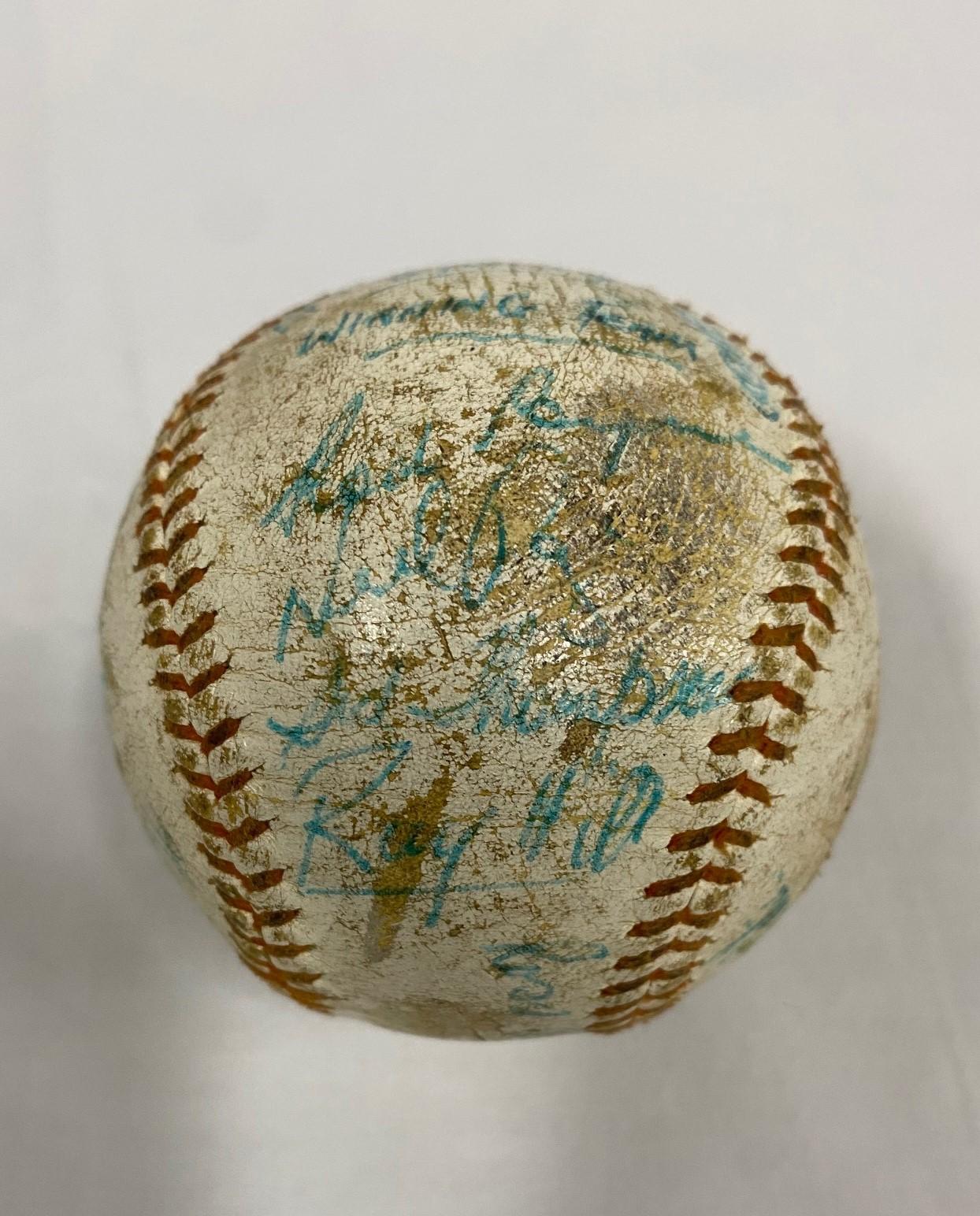 1975 signed Claxton Shield baseball