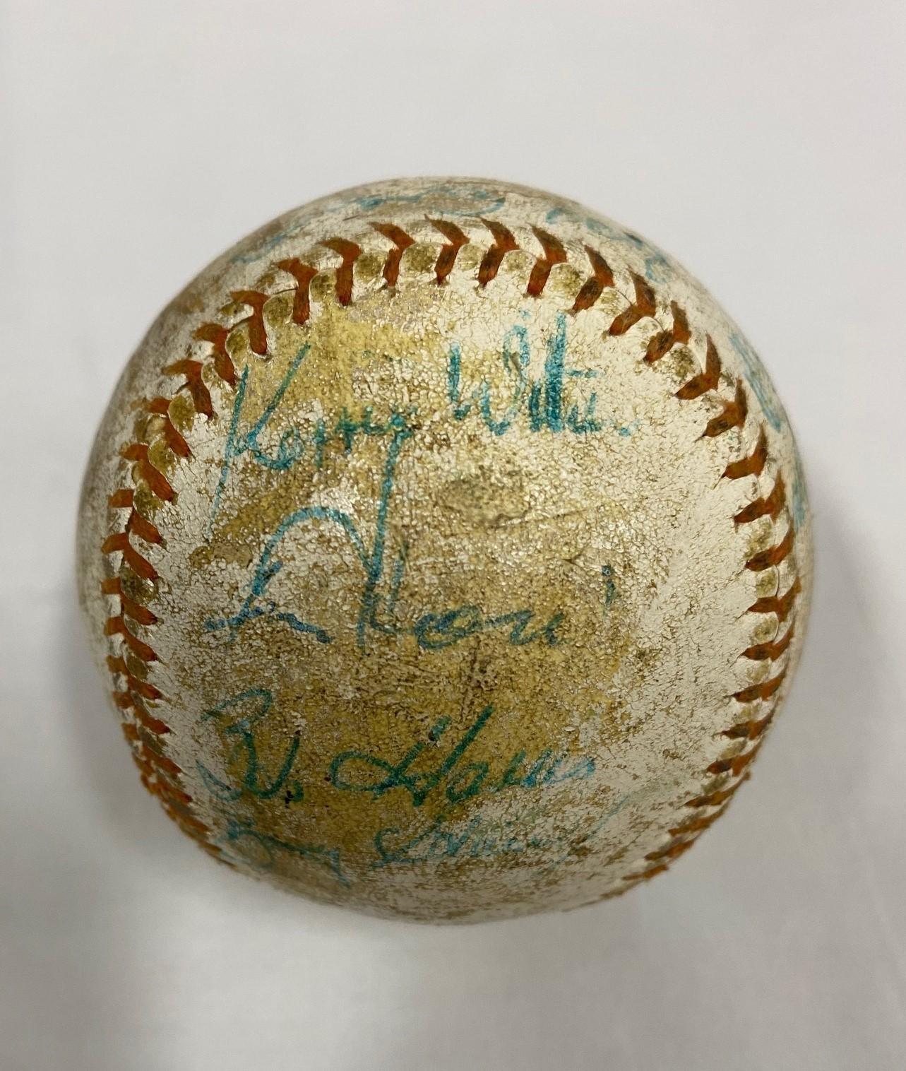 1975 signed Claxton Shield baseball