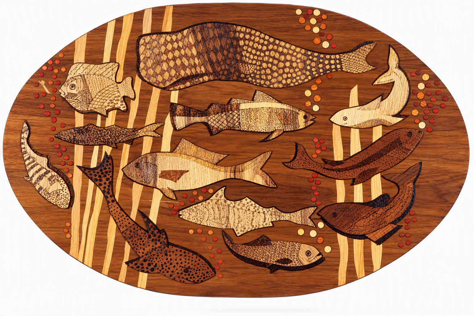 Steve	MAKIN	Fish - Wooden inlay