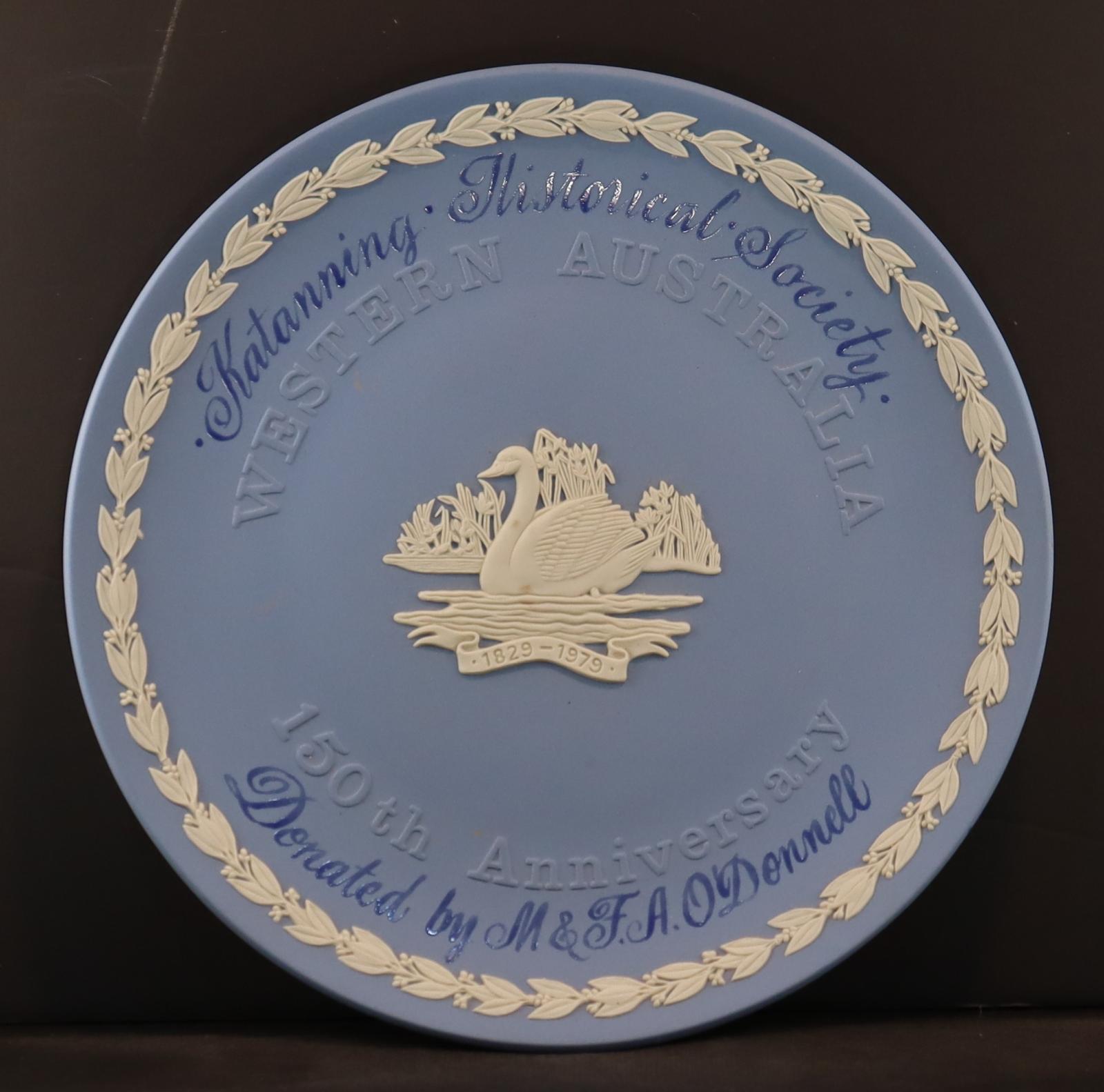 Souvenir Wedgewood Plate for 150th Anniversary of Western Australia's Foundation