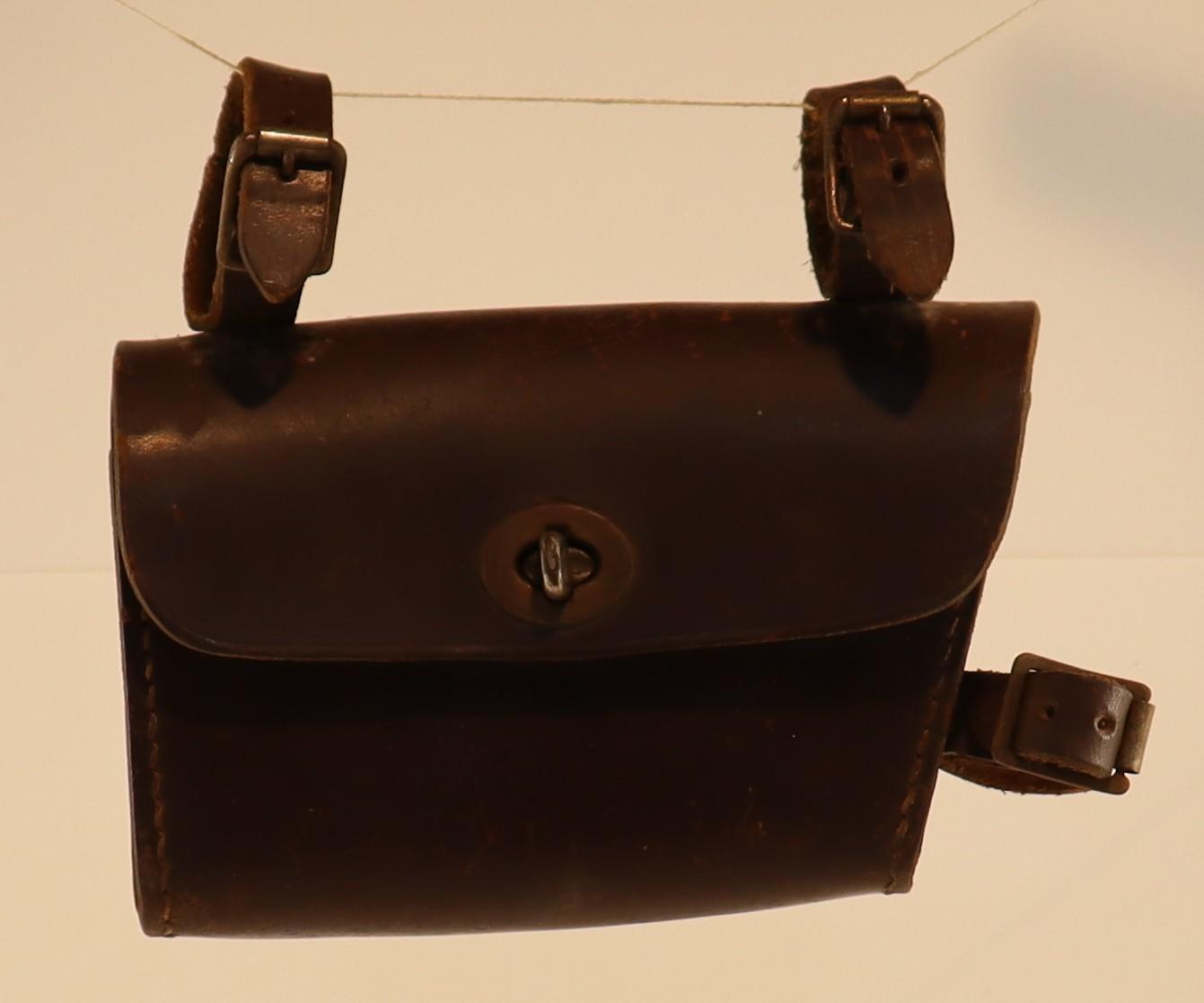 Front view of Hanging Telegram Case 