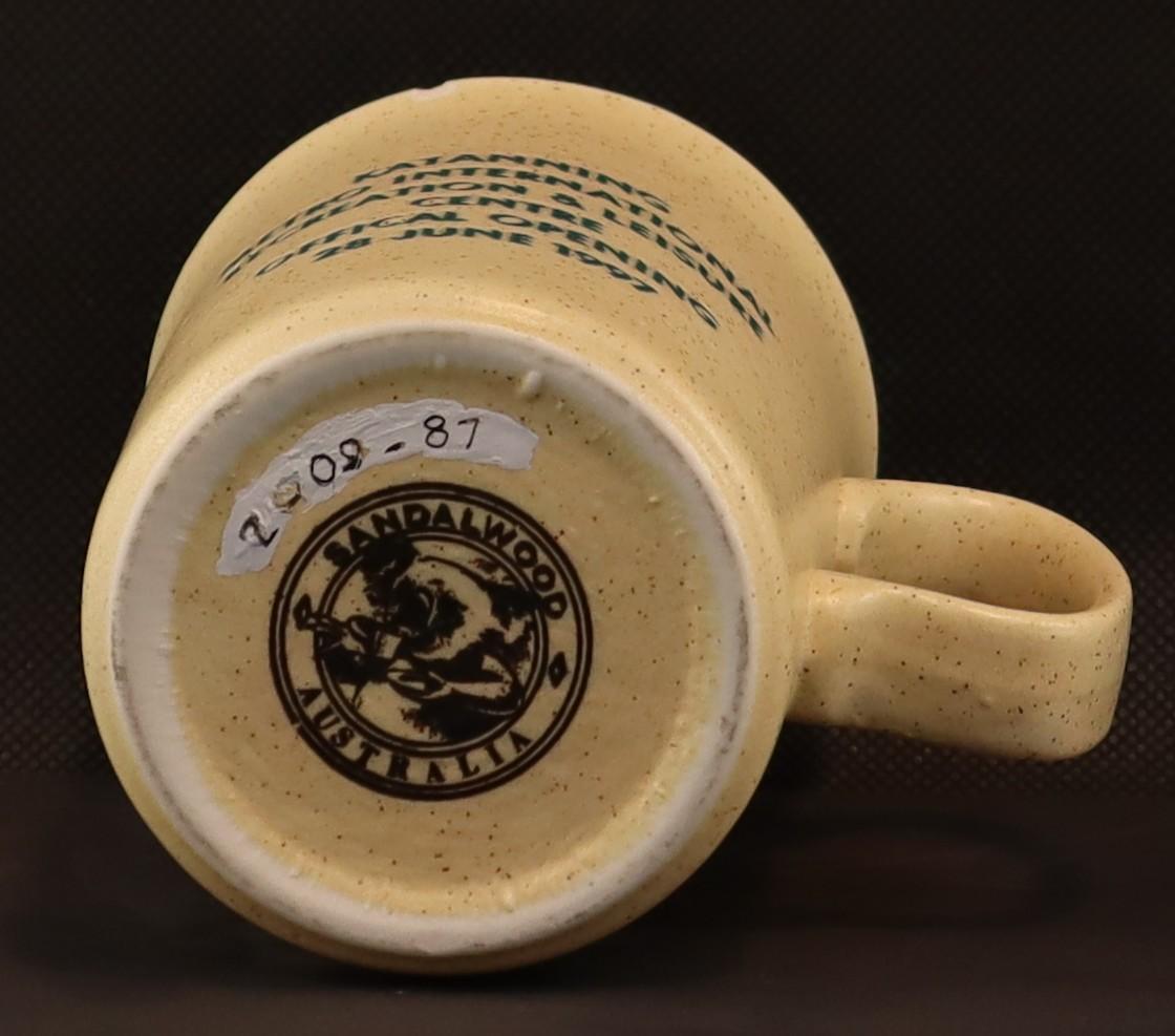 Base view of Opening Katanning Recreation Centre Souvenir Mug 