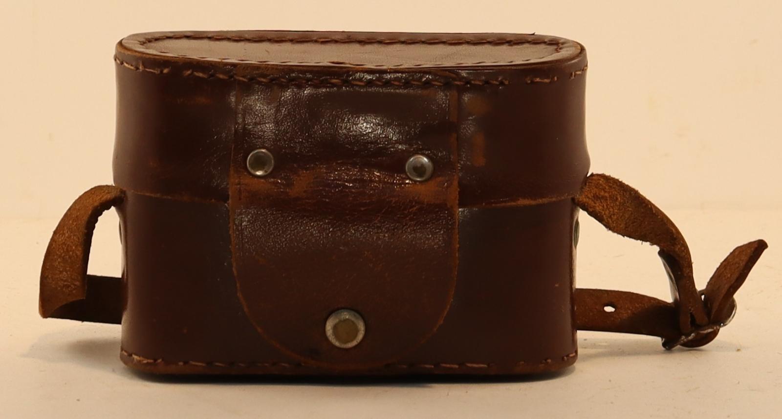 Back view of closed Braun Paxette Camera Case